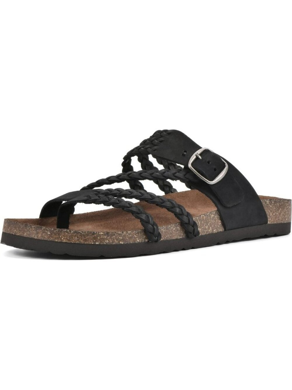 Stylish Women's Braided Footbed Sandals - Comfortable Summer Casual Footwear